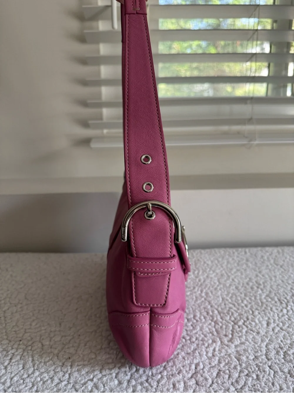 Coach Y2K Pink Small Soho Flap Shoulder Bag 9247